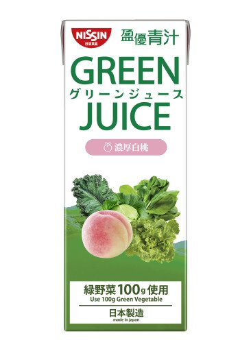 日清盈優青汁 200 ml 濃厚白桃味