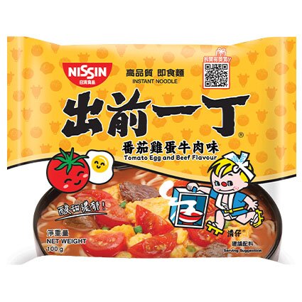 出前一丁番茄雞蛋牛肉味即食麵