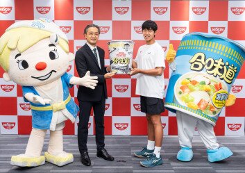 Nissin Foods Signs 14-Year-Old Hong Kong Tennis Prodigy Richie Choi Partners with HKCTA to Promote Youth Tennis Development