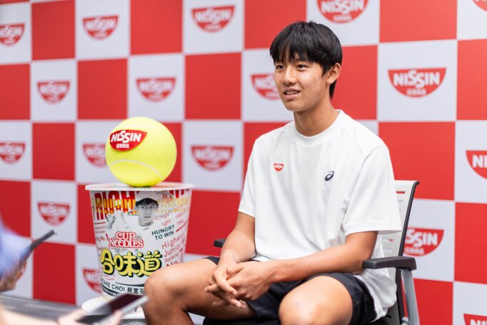 Richie thanks Nissin Foods for its support, “As a young player, having the recognition and resources from a corporate sponsor gives me greater confidence to pursue my goal of becoming a professional tennis player.”
