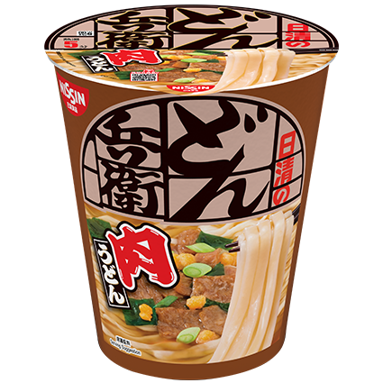日清咚兵衛「肉汁味杯烏冬」