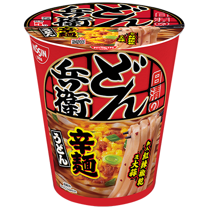 日清咚兵衛「辛麵杯烏冬」