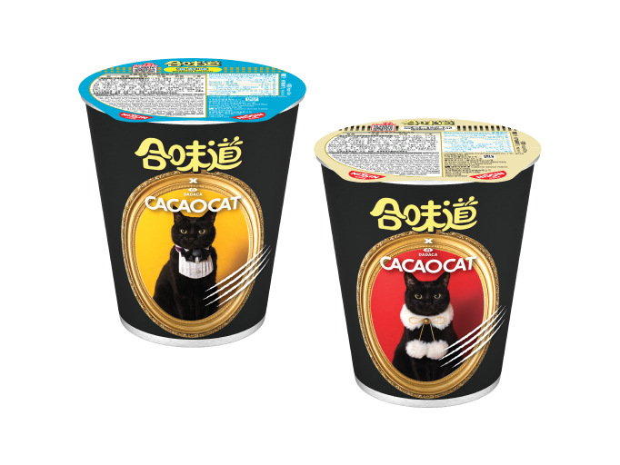 合味道 x CACAOCAT 聯乘杯麵包裝