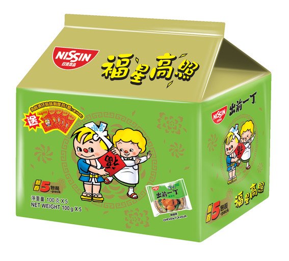 「出前一丁」新春版5包裝(雞蓉味)