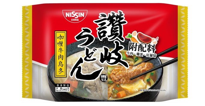 日清豐讚岐烏冬 - 咖喱牛肉烏冬