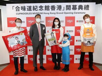 Nissin’s Star Friends Reunite
for CUPNOODLES MUSEUM Hong Kong Grand Opening