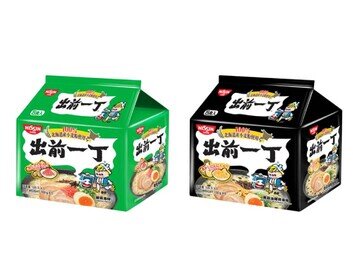 出前一丁北海道小麥粉
「豬骨湯味」及「黑蒜油豬骨湯味」新登場!
