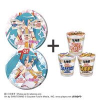 Badge and Cup Noodle