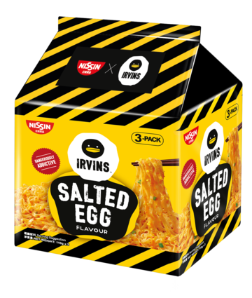 Other Noodle Products Nissin x IRVINS Salted Egg Flavour Stir Noodle (3-Pack)