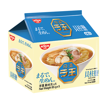 Nissin Raoh Pack Type Scallop and Salt Flavour