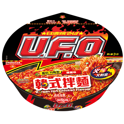 日清U.F.O. 炒麵 韓式辣雞味