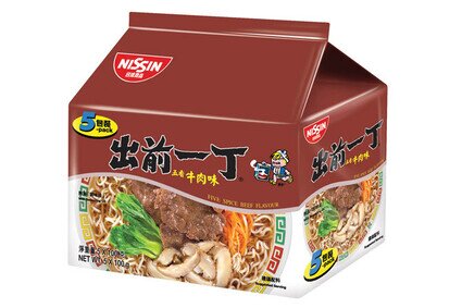 出前一丁 五包裝 五香牛肉味