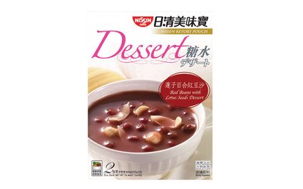 Nissin Retort Pouch Dessert Red Beans with Lotus Seeds 