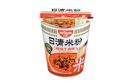 Nissin Rice Vermicelli Cup Type Spicy Beef Flavour 