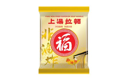 福 非油炸包裝麵 上湯拉麵