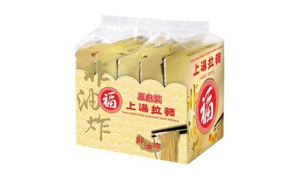 福 非油炸包裝麵 上湯拉麵(五包裝)