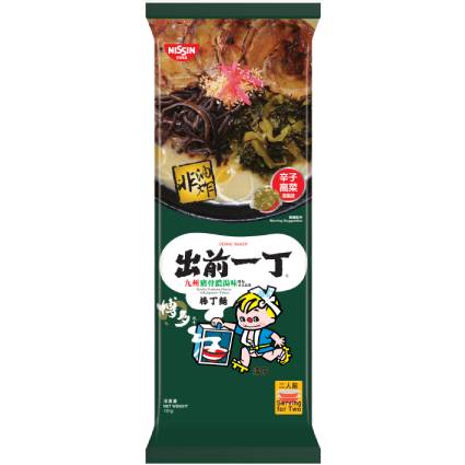 出前一丁 棒丁麵 九州豬骨濃湯味 (附加日式高菜)