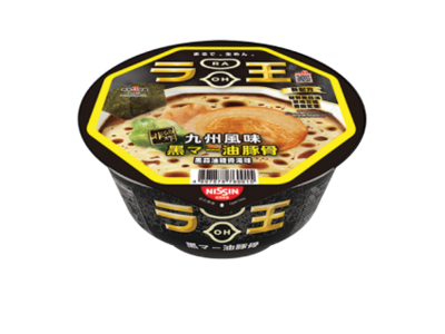 日清拉王 碗麵 黑蒜油豬骨湯味