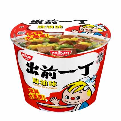 出前一丁 碗麵 麻油味