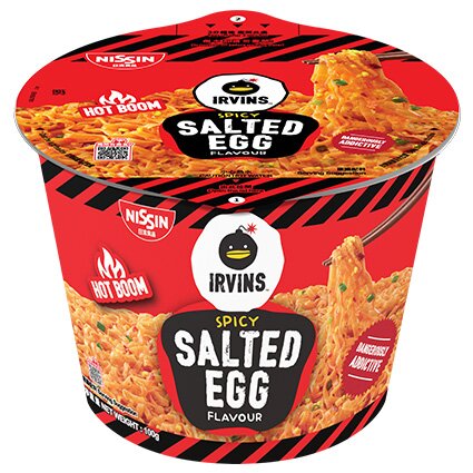 其他麵類產品 日清 x IRVINS 辣鹹蛋味撈麵 (碗裝)